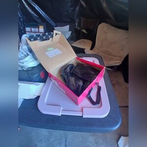 Black DollHouse Boots W/Peeling